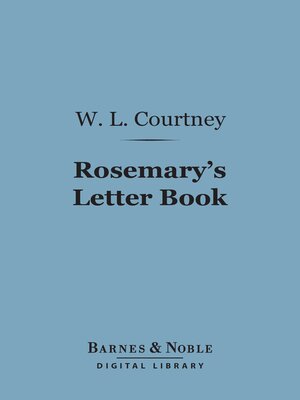 cover image of Rosemary's Letter Book (Barnes & Noble Digital Library)